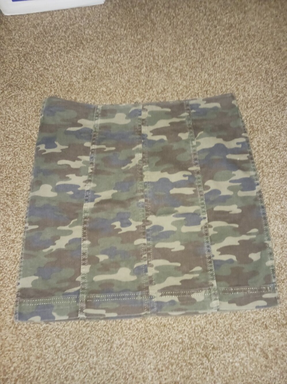 Camo Print Women's Mini Skirt